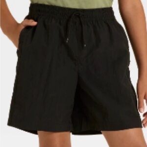Boys' Nylon Pull-On Shorts - Black